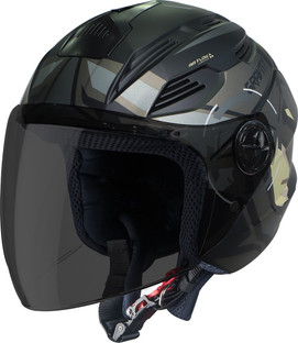 Steelbird SBA-6 Fuze Black Motorbike 