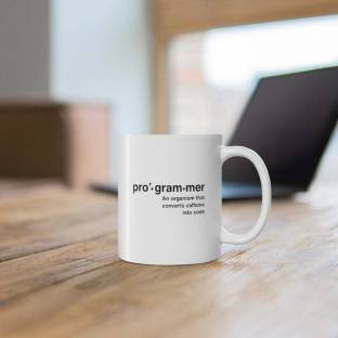 VASTRAM Programmer Coffee mug Pack Of 1 Ceramic Coffee Mug