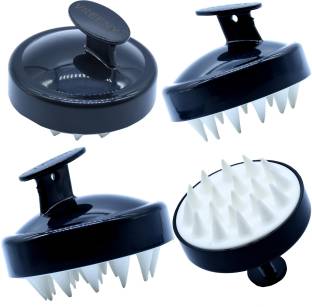 Vreeny Hair Scalp Massager Brush |Hair Washing Brush Silicone Head Body Massager Brush | Shampoo Scalp Shower Hairbrush Hair Washing Exfoliating Massager Brush |