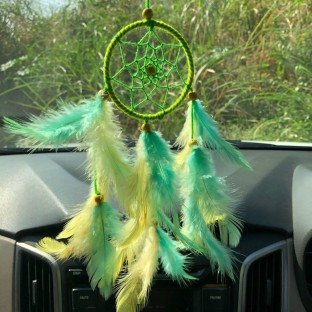 Can be used as Home Décor Accents, Wall Hangings, Garden, Car, Outdoor, Bedroom, Kids Room, Meditation Room Rooh Dream Catcher~ Unicorn Love ~ Handmade Hangings for Positivity