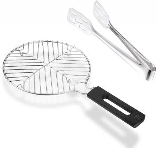 Grill Round Stainless Steel Wire Roaster Roti Jari Papad Grill Chapati Grill
