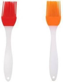 Baking and BBQ Spreading Dishwasher Safe Pack of 3 Pcs Heat Resistant Basting Brushes and 2 Pcs Silicone Spatulaes for Oil Fanglcy Silicone Basting Brush Pastry Brushes Cooking Set 