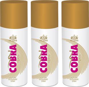 Vi John Deo Cobra Toxic 150ml Pack 3 Perfume Body Spray Men ...