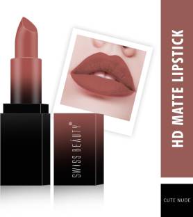 SWISS BEAUTY HD Matte Lipstick (SB-212-09) 4.223,370 Ratings & 2,569 Reviews Gives a Matte finish look Texture is: Crayon Quantity: 3.5 g ₹224 ₹299 25% off Free delivery Buy 3 items, save extra 5%