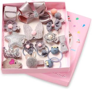 KolorFish Baby Girl's Hair Clips Cute Bows Elastic Hair Ties Accessories Ponytail Hairpins Set For Baby Girls Teens Toddlers, 18 pieces Pack Makeup Headband Price in India - Buy KolorFish Baby Girl's KolorFish Baby Girl's Hair Clips Cute Bows Elastic Hair Ties Accessories Ponytail Hairpins Set For Baby Girls Teens Toddlers, 18 pieces Pack Makeup Headband Price in India - Buy KolorFish Baby Girl's