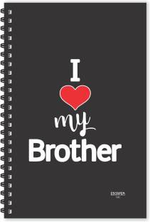 ESCAPER I love My Brother Hindi Quotes Diary (Ruled - A5 Size  x   inches), Slogan Diary, Quotes on Diary, Funny Quotes Diary A5 Diary Ruled  160 Pages Price in