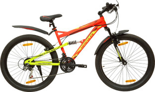 HERCULES BLACK HUNTER ZX 24 NEON RED 24 