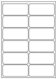 Vms Professional A4 Size Paper Labels Laser Inkjet Copiers 12 ...