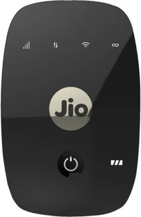 Jio jfi m2 4G Router 2.1 GHz 150 Mbps Wifi Speed Dual Band Internal Antenna NA(Black)
