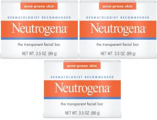 NEUTROGENA ACNE - PRONE SKIN SOAP 99 GM PACK OF 3 - Price in India, Buy NEUTROGENA  ACNE - PRONE SKIN SOAP 99 GM PACK OF 3 Online In India, Reviews, Ratings &  Features 
