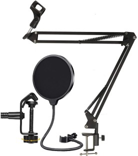 Original Studio Series Model Fits all microphone stands Dual Layer Pop Filter Perfect & Improve your Vocal Recordings 