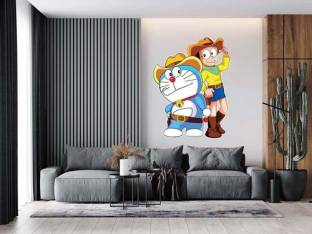 wallpics Doraemon Cartoon Self Adhesive Decorative Wall Sticker || (60cm X  45cm) cut5100 Price in India - Buy wallpics Doraemon Cartoon Self Adhesive  Decorative Wall Sticker || (60cm X 45cm) cut5100 online