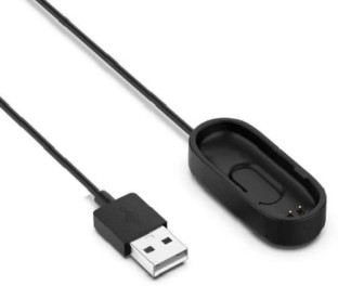 MiPhee 2-Pack Cargador Cable para Xiaomi Band 4 USB Carga Xiaomi 4 Smartwatch 100 cm 20 cm 