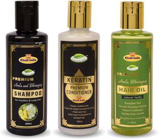 khadi natural herbal Premium Amla & Bhringraj Shampoo, Keratin Premium Conditioner & Premium Amla Bhringraj Hair Oil Price in India - Buy khadi natural herbal Premium Amla & Bhringraj Shampoo, Keratin Premium khadi natural herbal Premium Amla & Bhringraj Shampoo, Keratin Premium Conditioner & Premium Amla Bhringraj Hair Oil Price in India - Buy khadi natural herbal Premium Amla & Bhringraj Shampoo, Keratin Premium