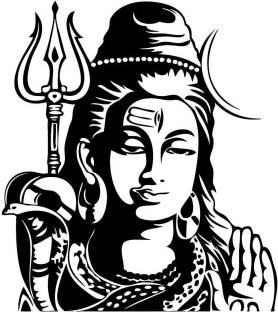 wallpics Mahadev | Mahakal | Bholenath | Lord Shiva Self Adhesive ...