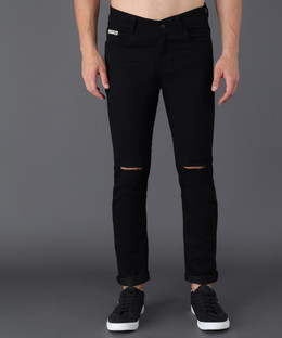 UNITED DENIM Slim Men Black Jeans - Buy 