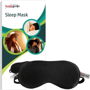 Style : 1pc Borlai Sleep Eye Mask Silk Fill Sleep Eyepatch Blindfold Travel Sleeping Aid 