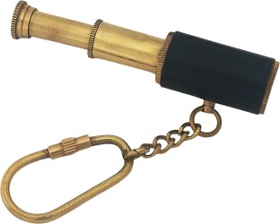 Lot of 50 Pcs Brass Pocket Telescope Spyglass Key chain 3 inch 