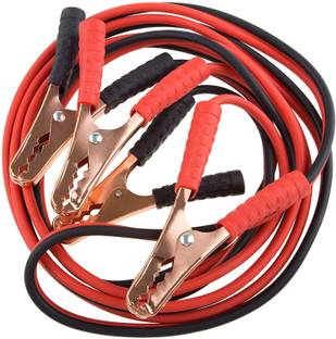 carfrill Car Jumper Lead Heavy Duty Polycab Pure Copper Wire Used for Jumper Cable Long Alligator Clamp Start Dead Battery Emergency Battery Cable 10 ft Battery Jumper Cable