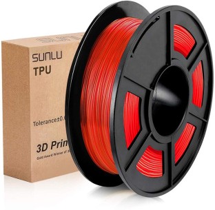 Black SUNLU TPU Flexible Filament 1.75mm for 3D Printer 500g/Spool Dimensional Accuracy /-0.03mm 