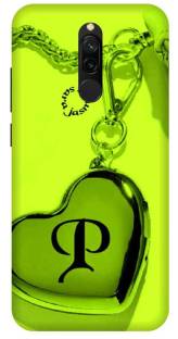 DIKRO Back Cover for Redmi 8/MZB9123IN,P Loves P Name,P Name, P 