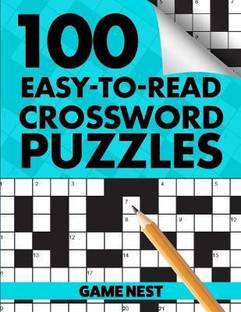 100 Easy-To-Read Crossword Puzzles: Buy 100 Easy-To-Read ...