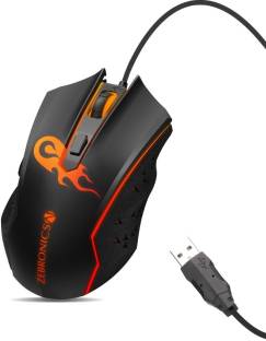 ZEBRONICS Zeb-Clash Wired Optical  Gaming Mouse
