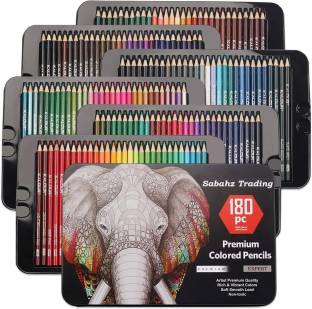 Sabahz Trading art creation round Shaped Color Pencils
