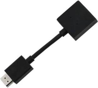 TECHON  TV-out Cable HDMI Male To Female Adapter for LCD LED TV, PC and Laptop HDMI Cable (Black)