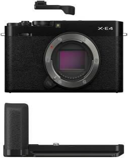 FUJIFILM X-Series X-E4 Mirrorless Camera Body with Accessories - Metal Hand Grip (MHG-XE4) and Thumb R...