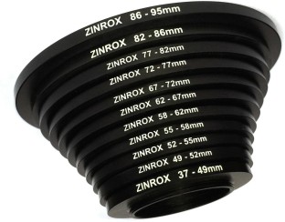 vhbw Anillo Step up diámetro 67mm a 77mm Compatible con cámara Negro cámara Digital Objetivos 