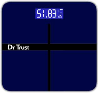 Dr. Trust (USA) Executive Rechargeable Digital Weighing Scale with Temperature Display Weighing Scale