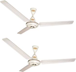 Polar 1200 mm ceiling fan high speed I Double Ball Bearing With 400 RPM 100 % Copper Winding Pack Of 2...