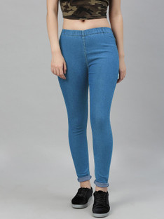 Adbucks Women S Blue Jeggings Reviews 