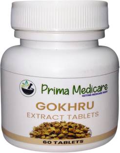 Prima Medicare GOKHRU EXTRACT TABLETS TO IMPROVE URINARY PROBLEMS & SUPPORT HEALTHY DIGESTION