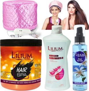 LILIUM Best Hair Spa Cap WIth Best Quality Hair Care Products to Get Non  Freezy, Radiant, Smooth & Non Sticky Hair. (GC1504) , Clear - Price in  India, Buy LILIUM Best Hair