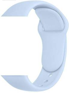 MobilePlanet APPLE WATCH STRAP BAND SILICON COMPATIBLE WITH APPLE WATCH SERIES 6/5/4/3/2/1 ATRACTIVE COLOURS 38MM40MM SKY BLUE Smart Watch Strap