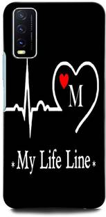 Intellize Back Cover For Vivo Y12s V33 M M Letter M Alphabet My Life Line M Intellize Flipkart Com