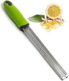 Grater Hand Held Flat,Citrus Lemon Zester and Cheese Grater 