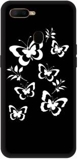 MD CASES ZONE Back Cover for Oppo A11k/Oppo CPH2083 Black Butterfly Printed back cover