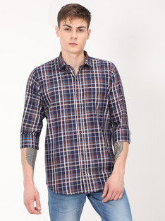 Buy platypuss Men Checkered Casual 