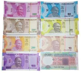 BBS DEAL Combo Gift Pack (5 Each x 8=40 Nakli Note) Playing Indian Currency dummy BBS DEAL Combo Gift Pack (5 Each x 8=40 Nakli Note) Playing Indian Currency dummy