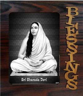 pnf Sarada Devi Wood Photo Frames with Acrylic Sheet (Glass)-19843  Religious Frame Price in India - Buy pnf Sarada Devi Wood Photo Frames with  Acrylic Sheet (Glass)-19843 Religious Frame online at 