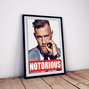 The Notorious Conor McGregor UFC Legend Print