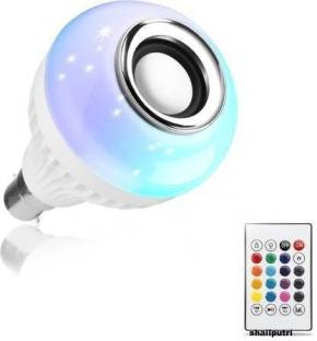 Shailputri TM 18 Colour Changing Smart Led Music Bulb Remote Controller Bluetooth Music Bulb With 7W LED And 3W Speaker For Party Home Decor Music Bulb WIth Remote Smart Bulb