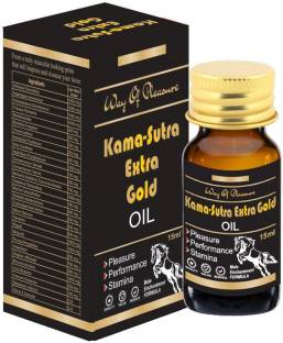 Way Of Pleasure Kama Sutra Gold OIL 100% AYURVEDIC FOR MEN'S PERFORMANCE & STAMINA