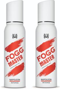 FOGG Master Napoleon Intense (Pack of 2) 240ml Body Spray - For Men 4.33,379 Ratings & 238 Reviews Quantity: 240 ml Fragrance: Body Spray For Men Anti Perspirant ₹255 ₹550 53% off Buy 3 items, save extra 5%