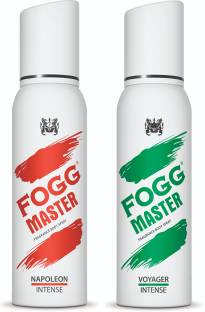 FOGG Master Intense (Napoleon + Voyager) 240ml Body Spray  -  For Men