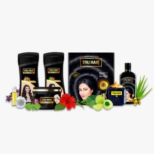 TRU HAIR Ayurvedic Hair Oil 110 ml with Tru Heater, Biotin Shampoo+200ml,  Biotin Conditioner-200ml and Hair Mask-200gm (Combo Pack) Price in India -  Buy TRU HAIR Ayurvedic Hair Oil 110 ml with