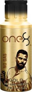 one8 by Virat Kohli No Gas Gold Deodorant 120 ml - Men Perfume Body Spray  -  For Men